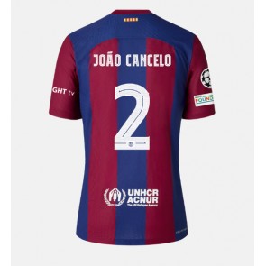 Barcelona Joao Cancelo #2 Hjemmebanetrøje 2023-24 Kort ærmer